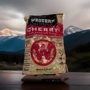Western 180 Cu. In. Cherry Wood Smoking Chips 38066 Western 38066 078342280664